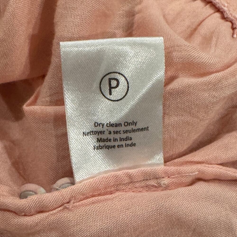 Hemant & Nandita Anthropologie Rose Garden Blouse Size Medium - Picture 9 of 11